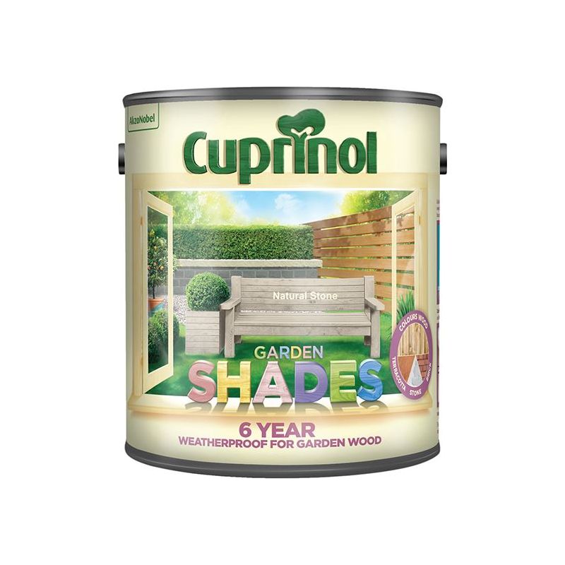 Cuprinol Garden Shades Natural Stone 2.5 litre Cuprinol - RockBottom Northampton