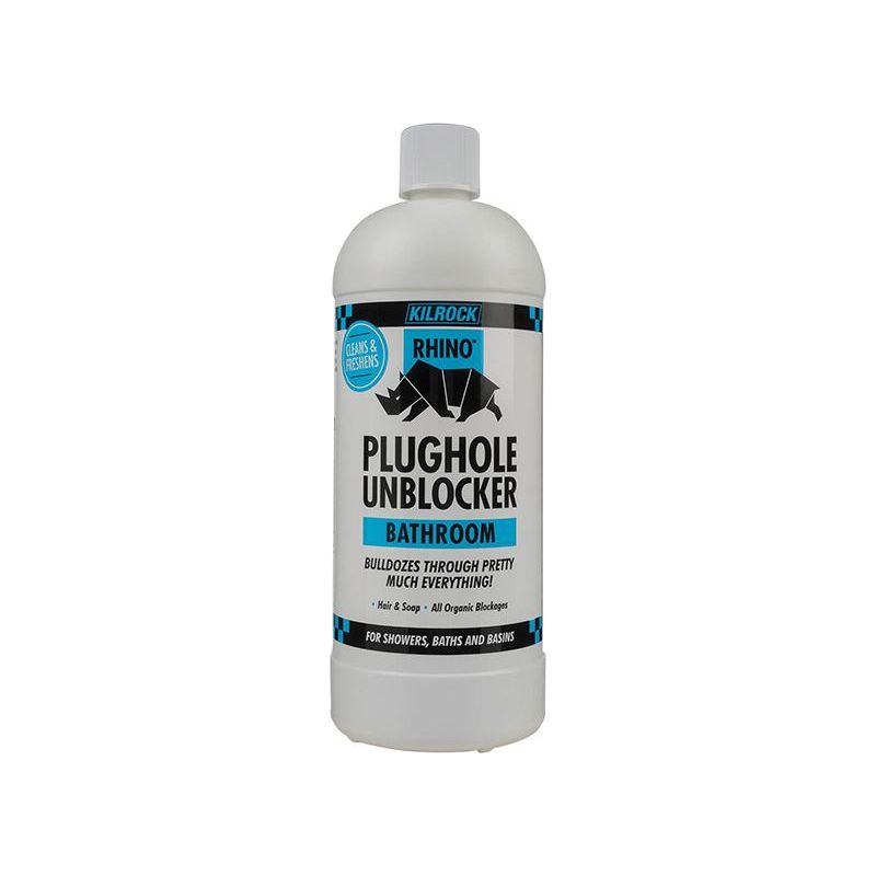 Kilrock Rhino Bathroom Heavy-Duty Drain Unblocker 1 litre Kilrock - RockBottom Northampton