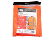 Scan Hi-Vis T-Shirt Orange - L (44in) Scan - RockBottom Nothampton