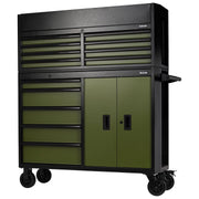 Draper Bunker 13 Drawer Combined Roller Cabinet and Tool Chest, 52", Green Draper - Town Tools