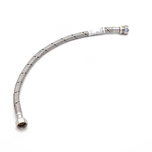 FLTC WRAS approved standard bore flexible tap connector 15mm x 1/2" x 500mm long