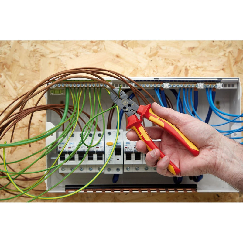 Draper XP1000 VDE 4-in-1 Combination Cutter, 180mm Draper - Town Tools