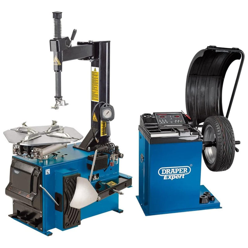 Draper Tyre Changer and Wheel Balancer Kit 16235 Draper - Town Tools 