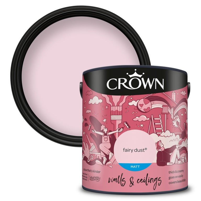 Crown Walls & Ceilings Matt 2.5L Fairy Dust