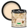 Crown Walls & Ceilings Silk 2.5L Soft Cream