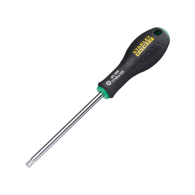 Stanley® Hand Tools FatMax® Screwdriver Tamper-proof TORX Tip TTX40 x 125mm STANLEY® Hand Tools - RockBottom Nothampton