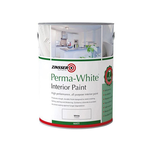 Zinsser Perma-White® Interior Paint Matt 1 litre Zinsser - RockBottom Northampton