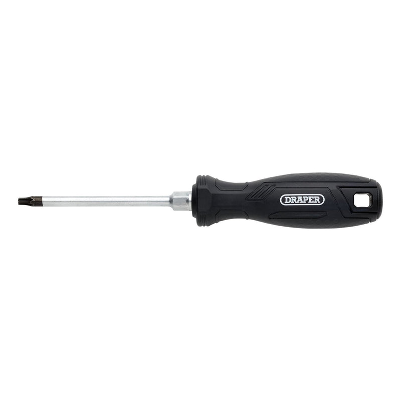 Draper Draper TX-STAR Tamperproof Hard Grip Screwdriver, T25H x 100mm Draper - Town Tools