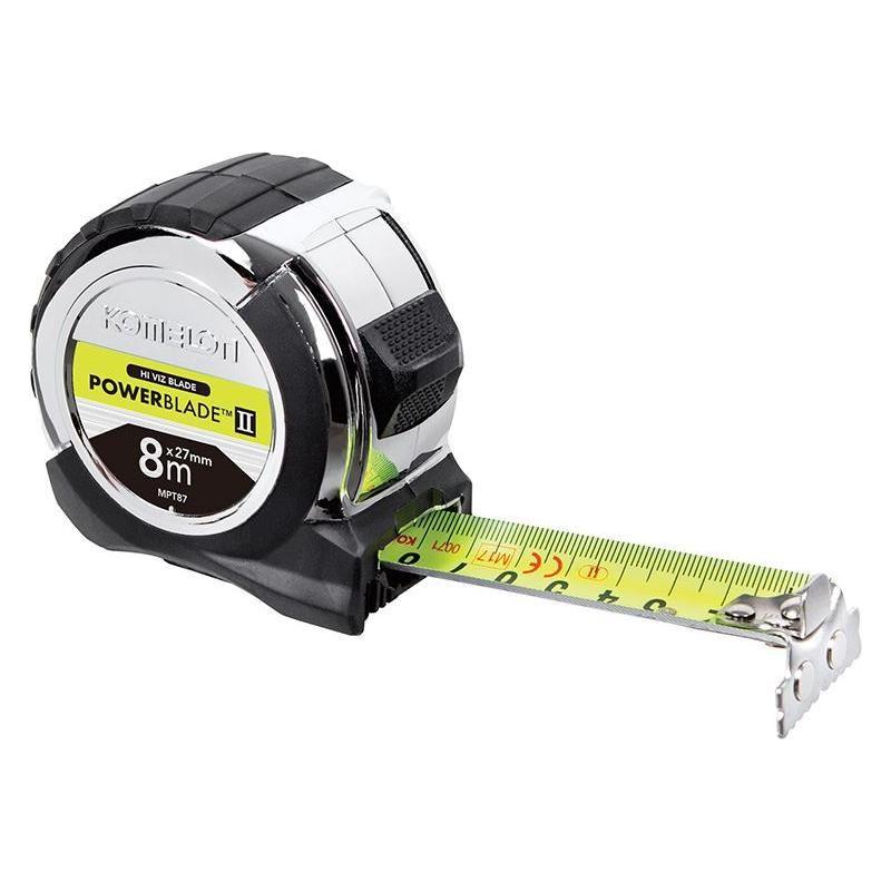 Komelon PowerBlade™ II Pocket Tape 8m (Width 27mm) (Metric only) Komelon - RockBottom Northampton