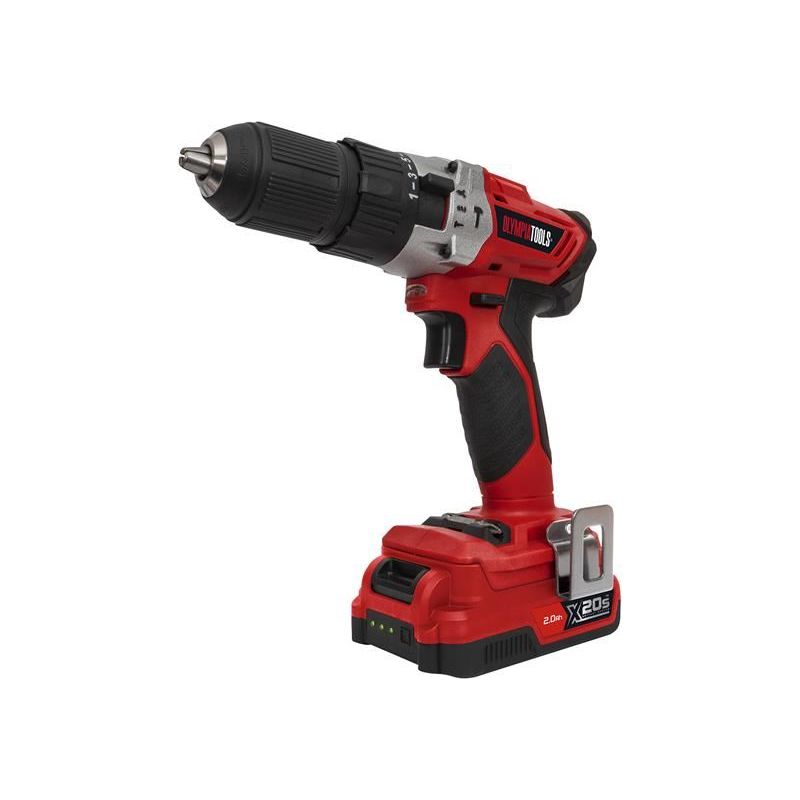 Olympia Power Tools X20S™ Combi Drill 20V 2 x 2.0Ah Li-ion Olympia Power Tools - RockBottom Nothampton