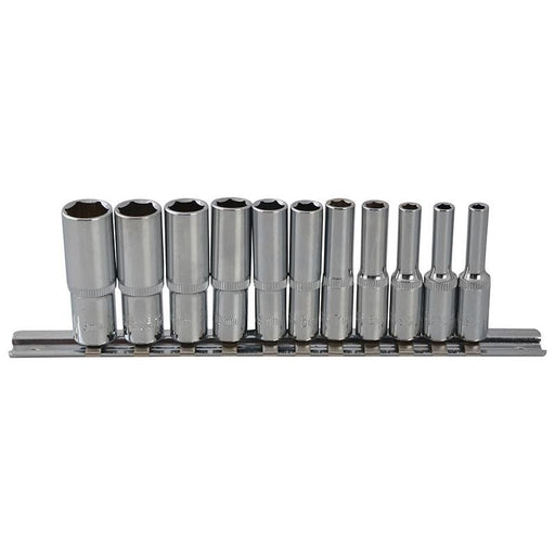 Bluespot Tools 1/4in Drive Deep Socket Set, 11 Piece BlueSpot Tools - RockBottom Northampton