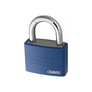 Abus Mechanical T65AL/40mm My Lock Aluminium Padlock Blue Keyed Alike 6401 ABUS Mechanical - RockBottom Northampton 