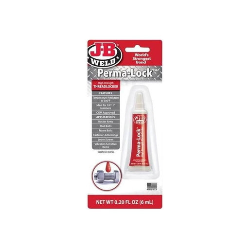 J-B Weld Perma-lock Red High High Strength Threadlocker 6ml J-B Weld - RockBottom Northampton