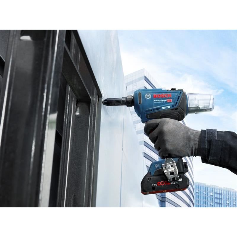 Bosch GRG 18V-16 C Rivet Gun 18V 2 x 2.0Ah Li-ion Bosch - RockBottom Northampton