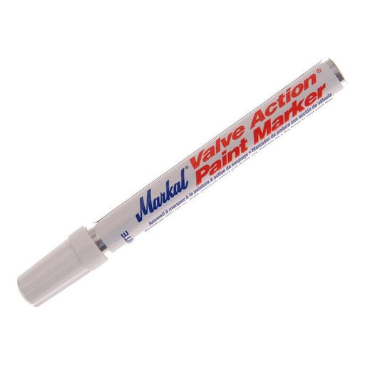 Markal Paint-Riter® Valve Action® Paint Marker White Markal - RockBottom Northampton