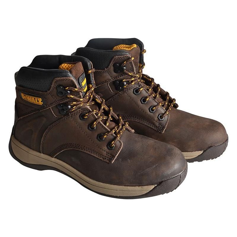 Dewalt Power Tools Extreme 3 Safety Boots Brown UK 7 EUR 41 DeWALT Power Tools - RockBottom Northampton