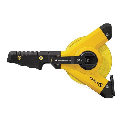 Stabila LBM 1000 Open Fibreglass Tape 30m (Width 13mm) (Metric only) Stabila - RockBottom Nothampton