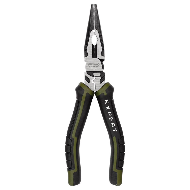Draper Draper Expert High Leverage Long Nose Pliers, 160mm Draper - Town Tools