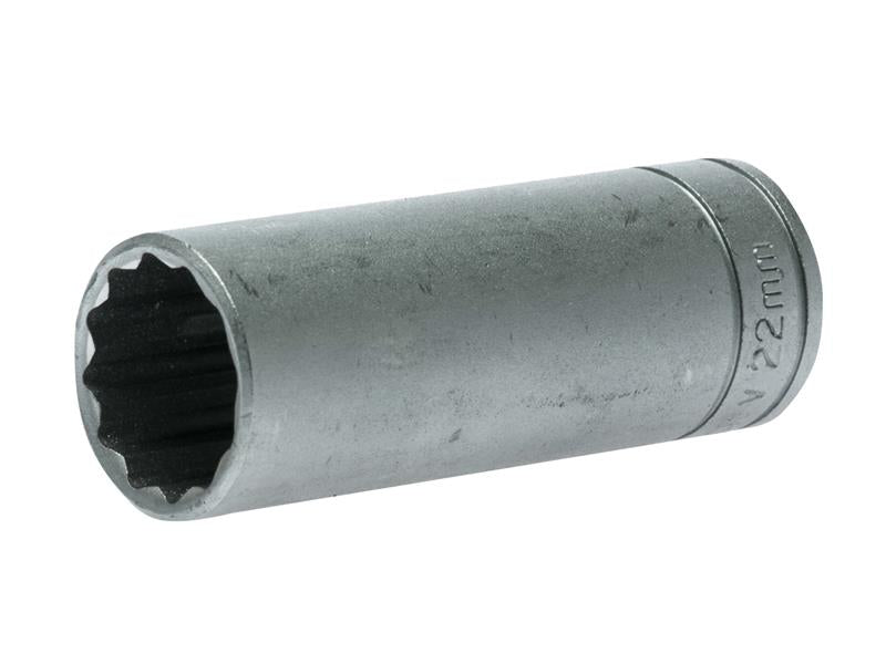 Teng Bi-Hexagon Socket Deep 12-Point 1/2in Drive 22mm