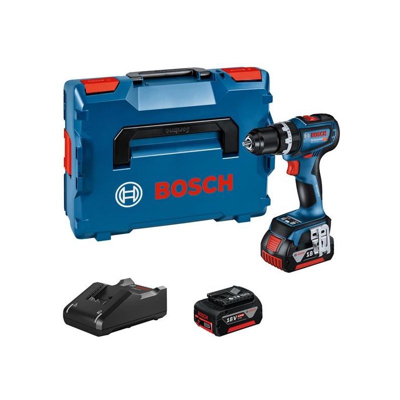 Bosch GSB 18V-90 C Professional Combi Drill 18V 2 x 4.0Ah Li-ion Bosch - RockBottom Northampton