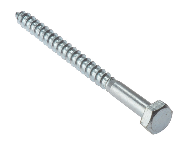 ForgeFix Coach Screw Hexagon Head Single Thread ZP M12 x 70mm Bag 5