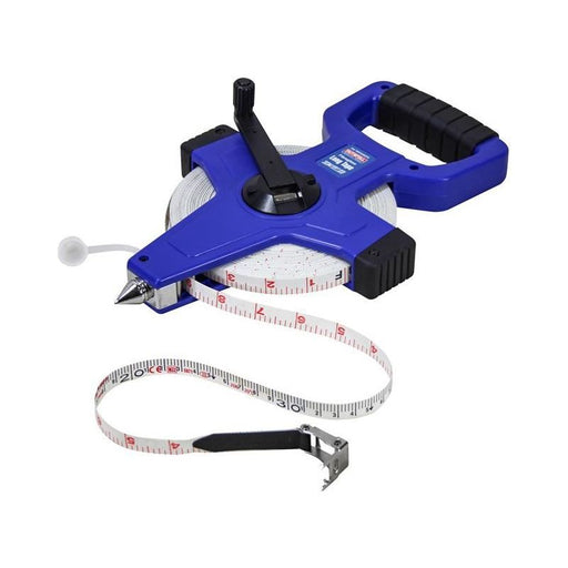 Faithfull Fibreglass Open Long Tape 30m/100ft (Width 13mm) Faithfull - RockBottom Northampton