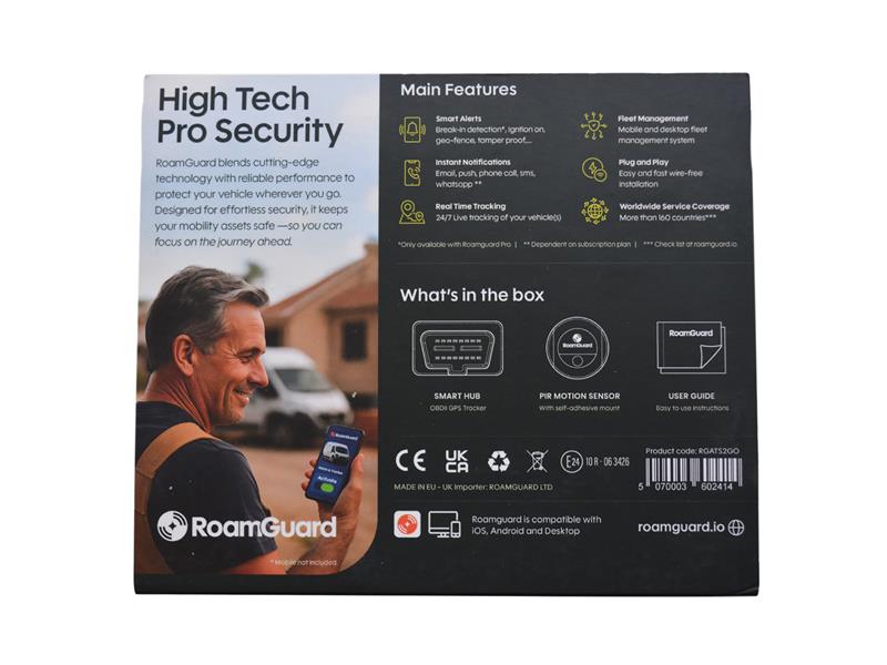 RoamGuard - Pro Smart Van Alarm and Tracker