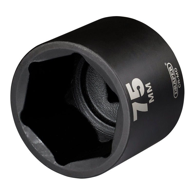 Draper Draper HI-TORQ Deep Impact Socket, 1" Sq. Dr., 75mm Draper - Town Tools