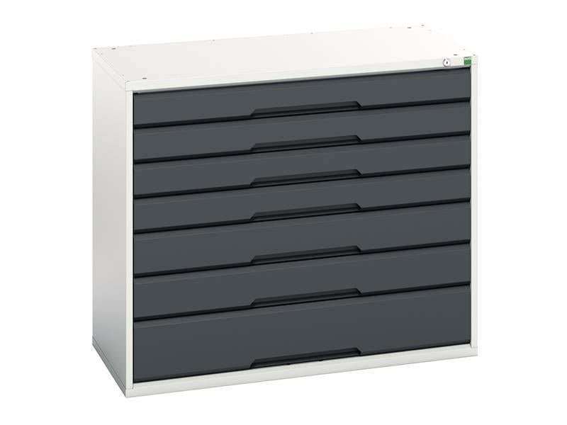 Bott Verso 7 Drawer Cabinet 1050 x 900mm Anthracite Grey
