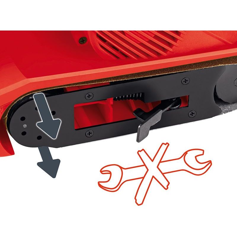 Einhell TC-BS 8038 Belt Sander 76 x 533mm 800W 240V Einhell - RockBottom Northamptin