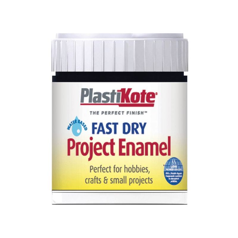 Plastikote Fast Dry Enamel Paint B1 Bottle Gloss Black 59ml PlastiKote - RockBottom Nothampton