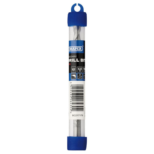 Draper TCT Masonry Drill Bit, 6.0 x 100mm Draper - Town Tools