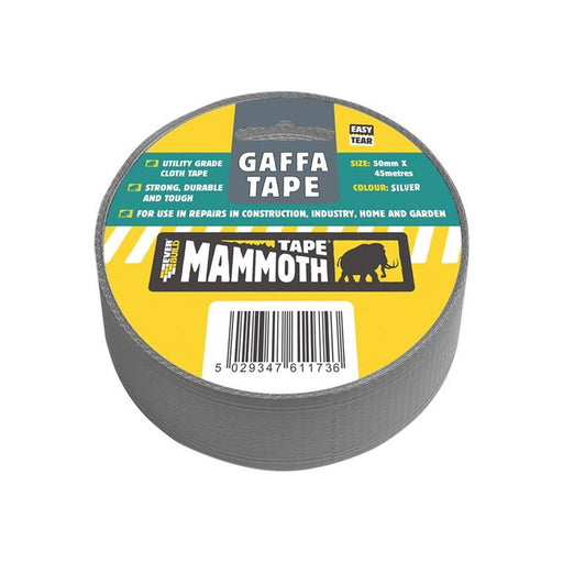 Everbuild Sika Gaffa Tape 50mm x 45m Silver Everbuild Sika - RockBottom Northamptin