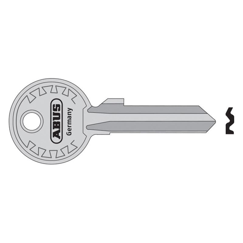Abus Mechanical 24/70-82/63-92/65 Key Blank 00906 ABUS Mechanical - RockBottom Northampton 