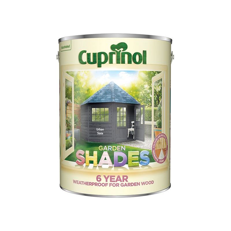 Cuprinol Garden Shades Urban Slate 5 litre Cuprinol - RockBottom Northampton