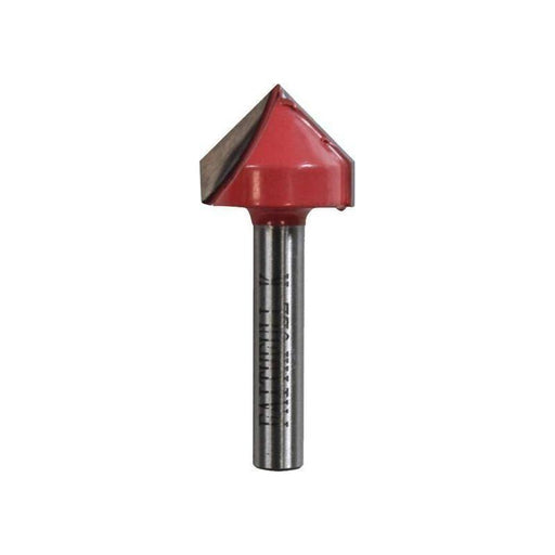 Faithfull Router Bit TCT V-Groove 13.0mm x 19.1mm 1/4in Shank Faithfull - RockBottom Northampton