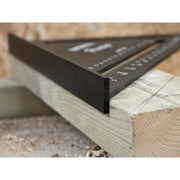 Faithfull Prestige Quick Square Black Aluminium 300mm (12in) Faithfull - RockBottom Northampton