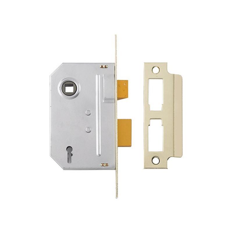 Yale Locks PM320 3 Lever Mortice Sashlock Polished Brass 79mm 3in Yale Locks - RockBottom Northampton