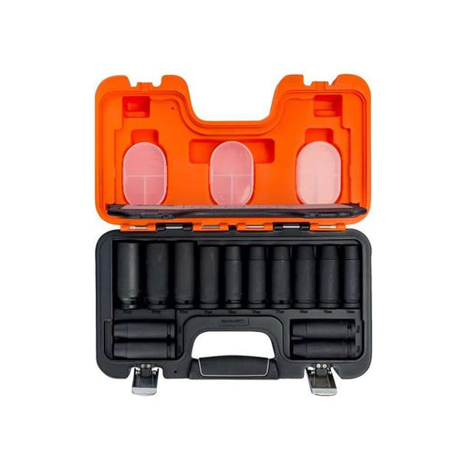 Bahco DD/S14 1/2in Drive Deep Impact Socket Set, 14 Piece Bahco - NorthantsTrade Northampton