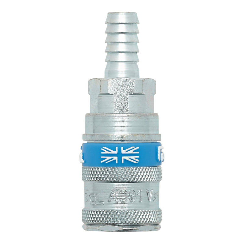 Draper 3/8" Bore Vertex Air Line Coupling with Tailpiece Draper - Town Tools