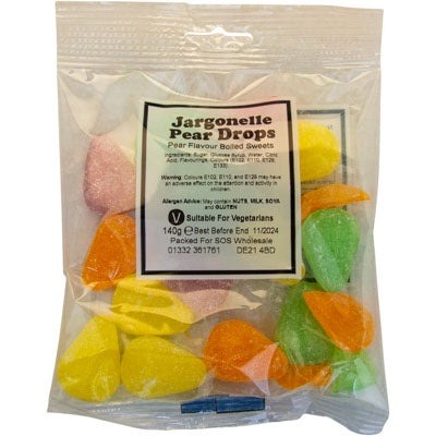 Jargonelle Pear Drops 140g