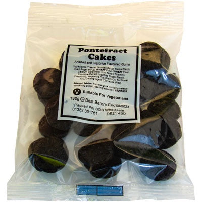 Bumper Bag Pontefract Cakes 130g