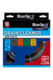 Blue Spot Tools Drain Cleaner 8mm X 15FT
