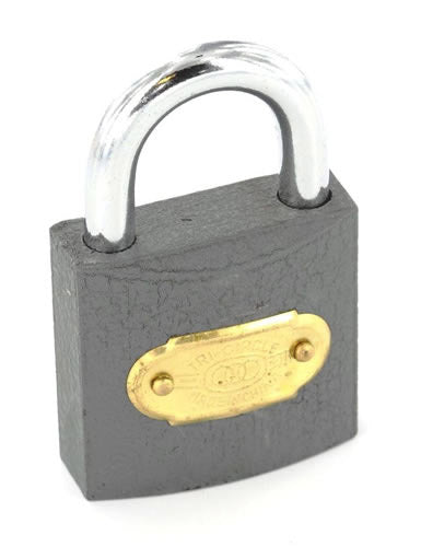 Securit Tricircle Iron Padlock Brass Cylinder 50mm