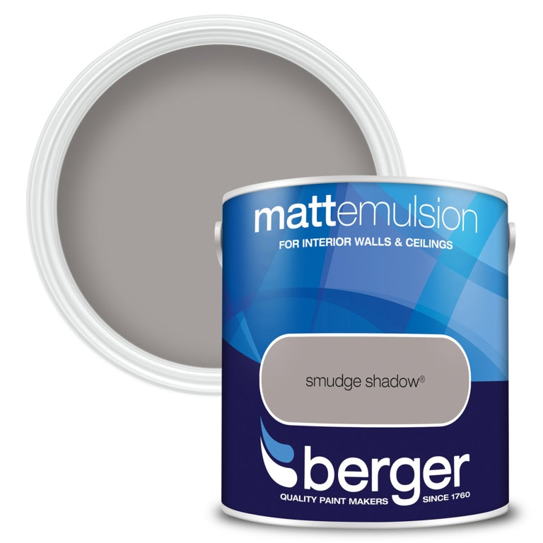 Berger Matt Emulsion 2.5L Smudge Shadow