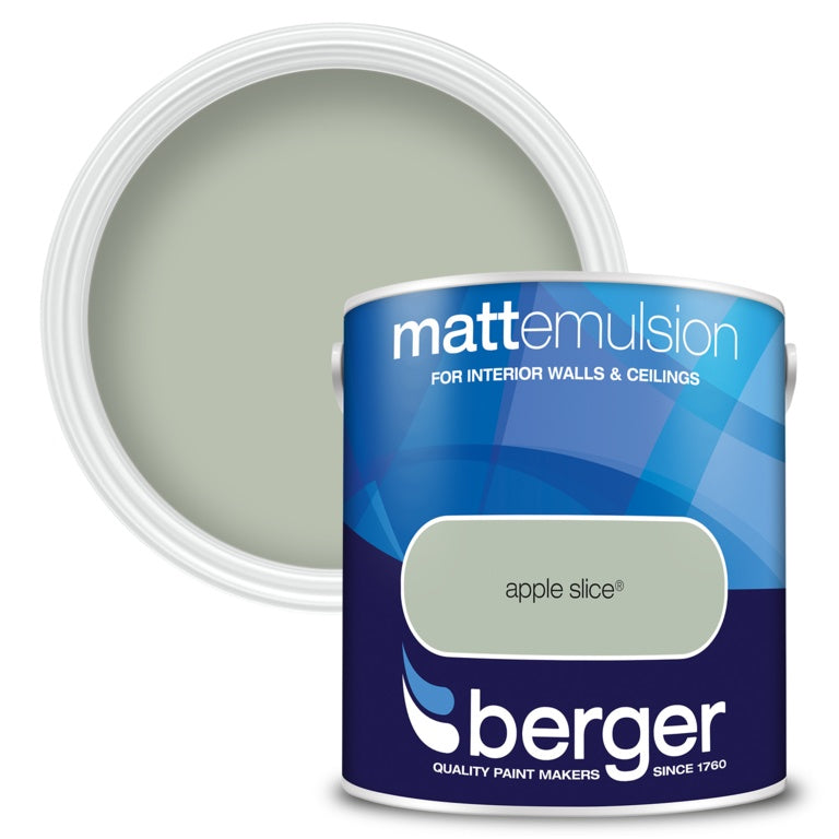 Berger Matt Emulsion 2.5L Apple Slice
