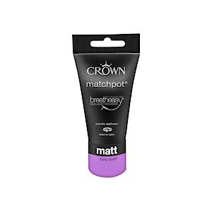 Crown Breatheasy Matt Emulsion Tester Pot 40ml Fairy Dust