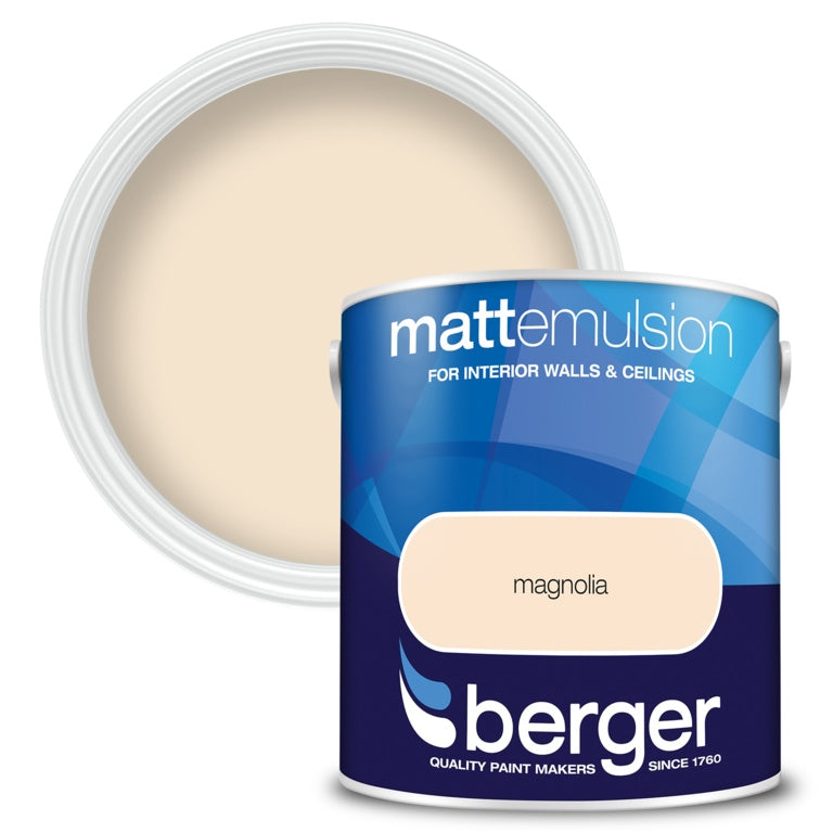 Berger Matt Emulsion 2.5L Magnolia