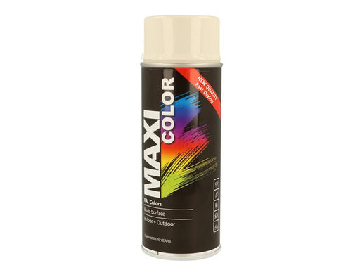 MAXICOLOR - MaxiColor Spray Gloss Cream White RAL9001 400ml