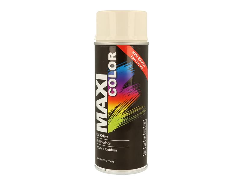 MAXICOLOR - MaxiColor Spray Gloss Cream White RAL9001 400ml
